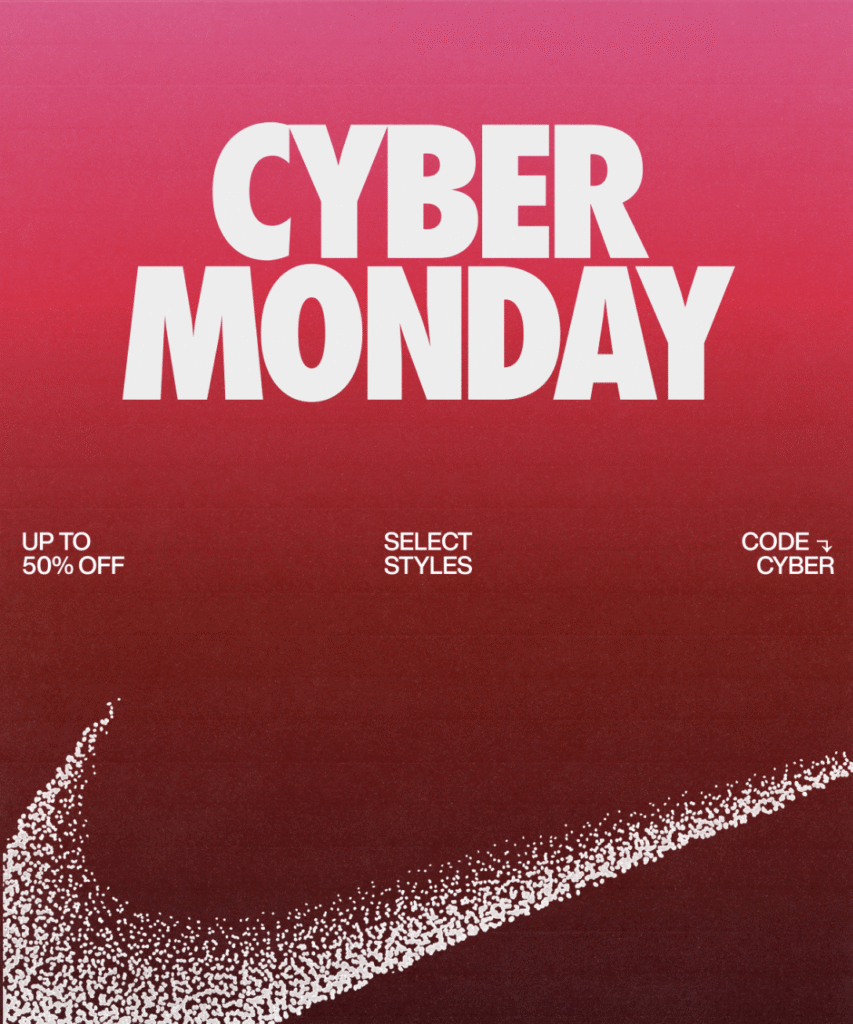 Score up to 50% off Nike CYBER MONDAY Sale!!!