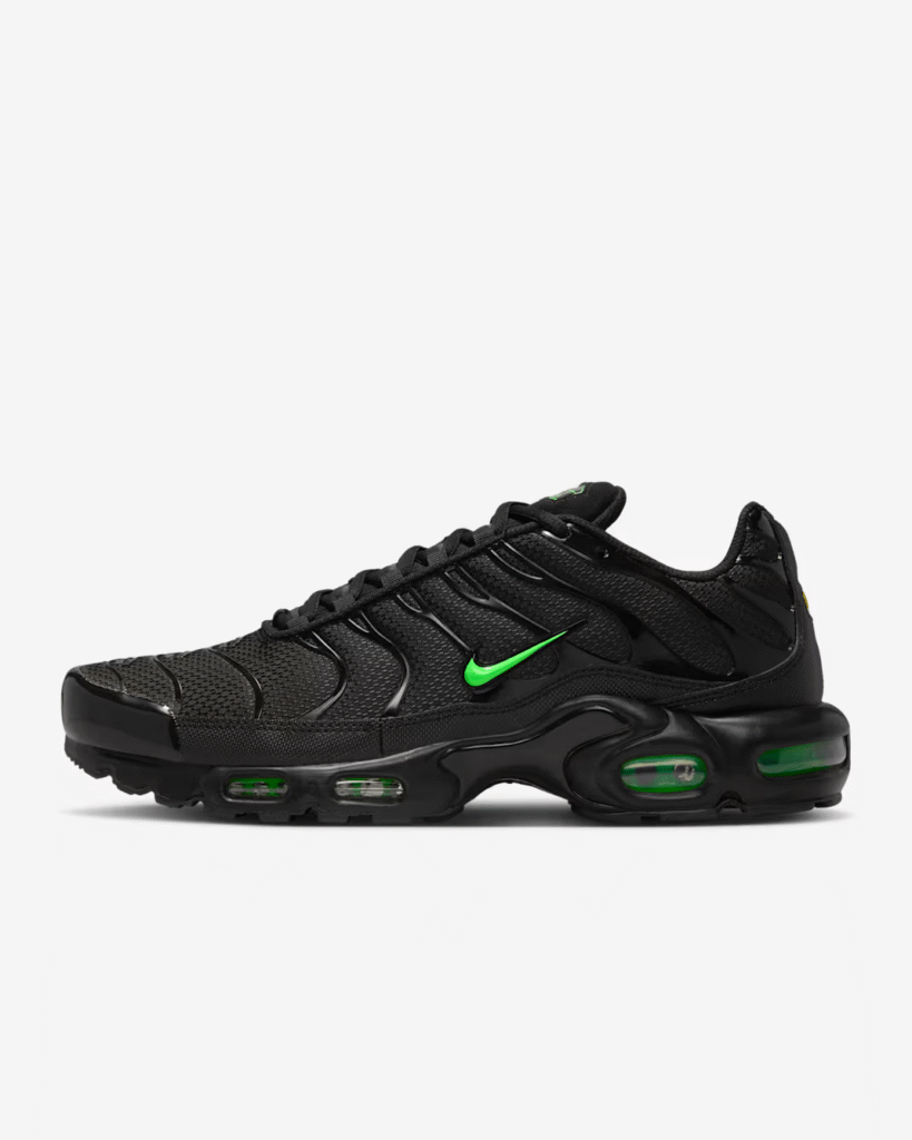 Nike Air Max Plus ‘Black / Green Strike’ 3.97 Free Shipping