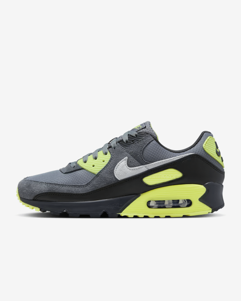Nike Air Max 90 ‘Smoke Grey / Light Lemon Twist’ .97 Free Shipping