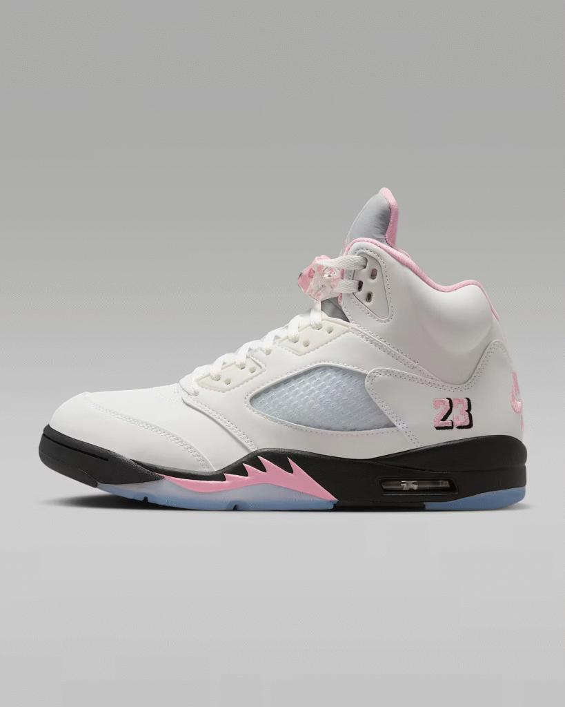 Air Jordan Retro 5 ‘White / Medium Soft Pink’ 5.00