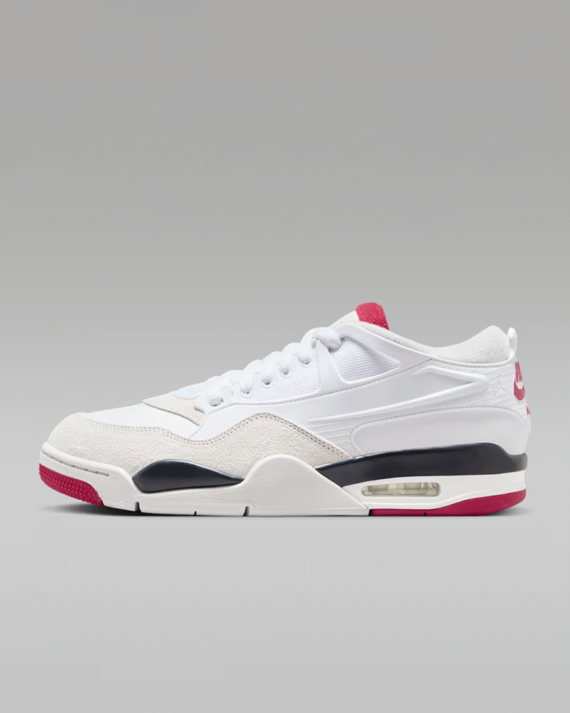 Air Jordan 4 RM ‘White / Neutral Grey / Varsity Red’ .72 Free Shipping