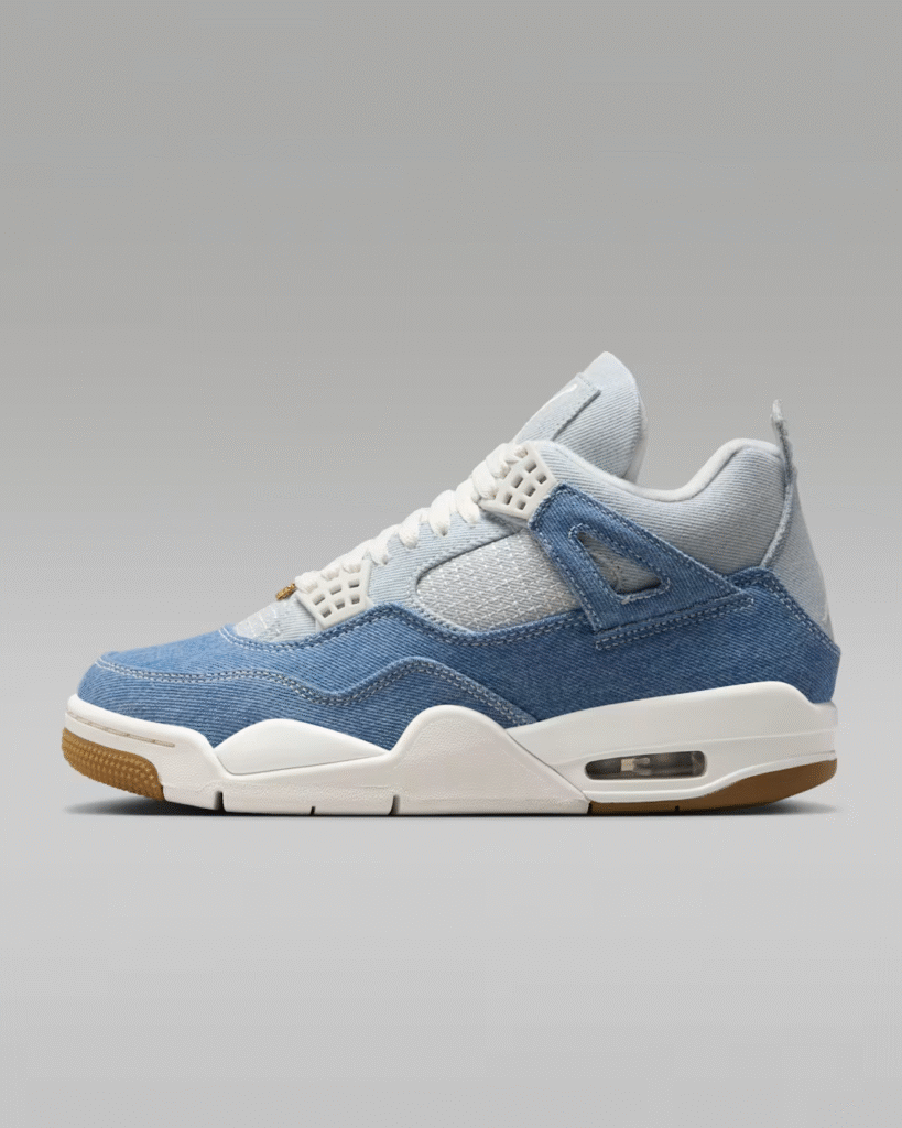 Air Jordan 4 Retro Denim “Worn Blue” $165.00 Free Shipping