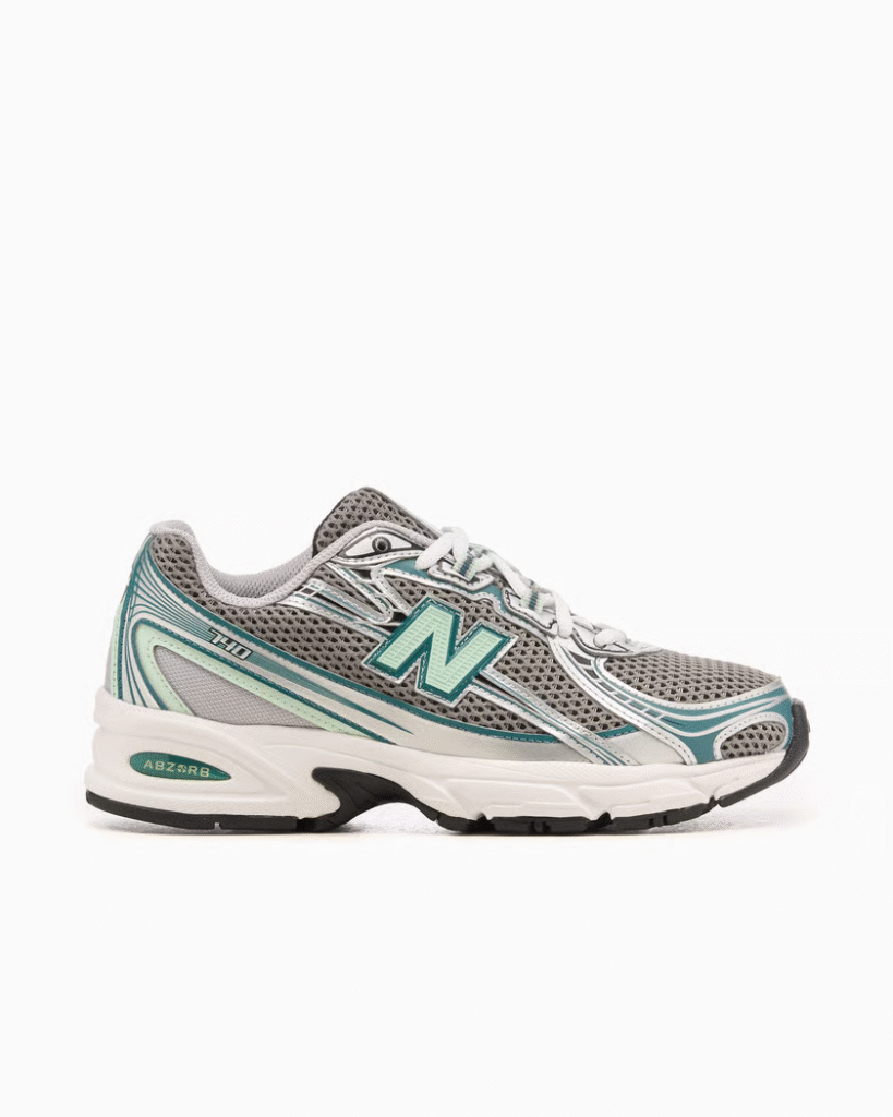 New Balance 740 ‘Metallic Silver / New Spruce’ .99 Free Shipping