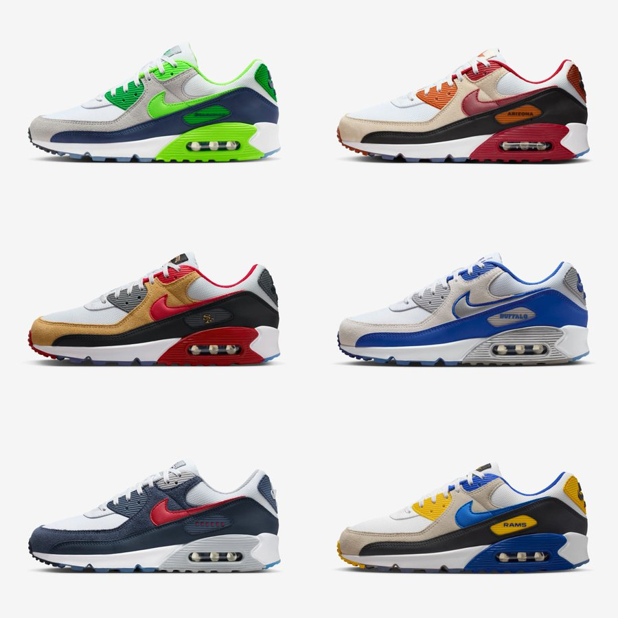 NFL x Nike Air Max 90 Collection