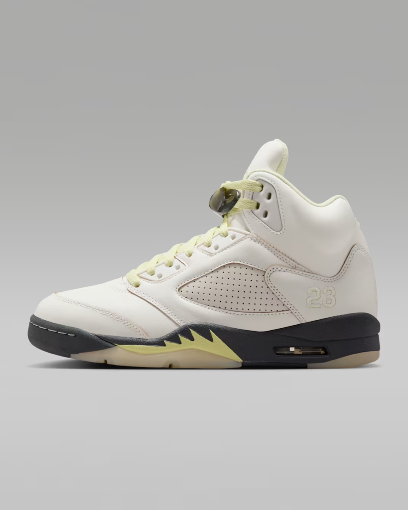 Air Jordan 5 Retro “Luminous Green and Sail” 3.75 Free Shipping