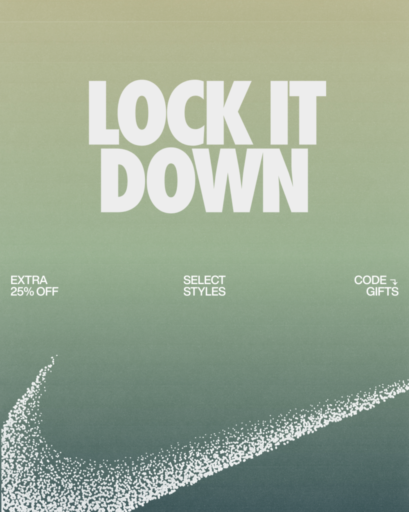 NIKE SALE!! 25% off select styles