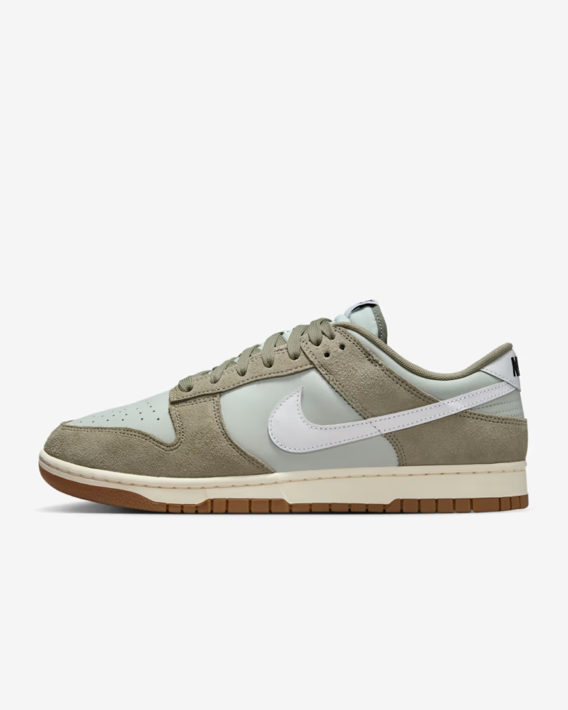 Nike Dunk Low Retro SE ‘Light Silver / Light Army’ .72 Free Shipping
