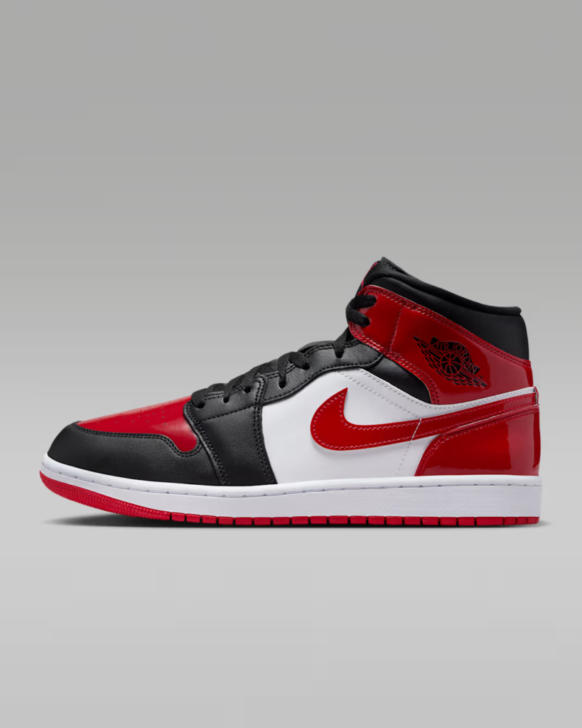 Air Jordan 1 Mid SE ‘Black / White / Varsity Red’ .97 Free Shipping