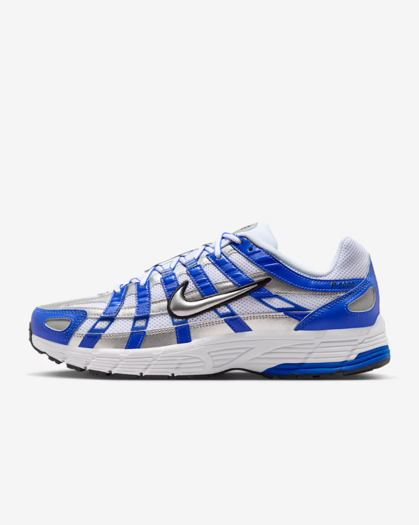 Nike P-6000 ‘Racer Blue / Metallic Silver’ .47 Free Shipping