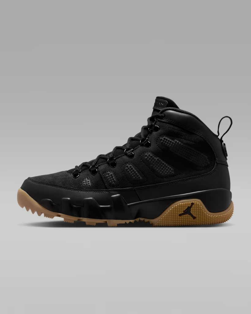 Air Jordan 9 Retro NRG Boots ‘Black / Gum’ 6.00 Free Shipping