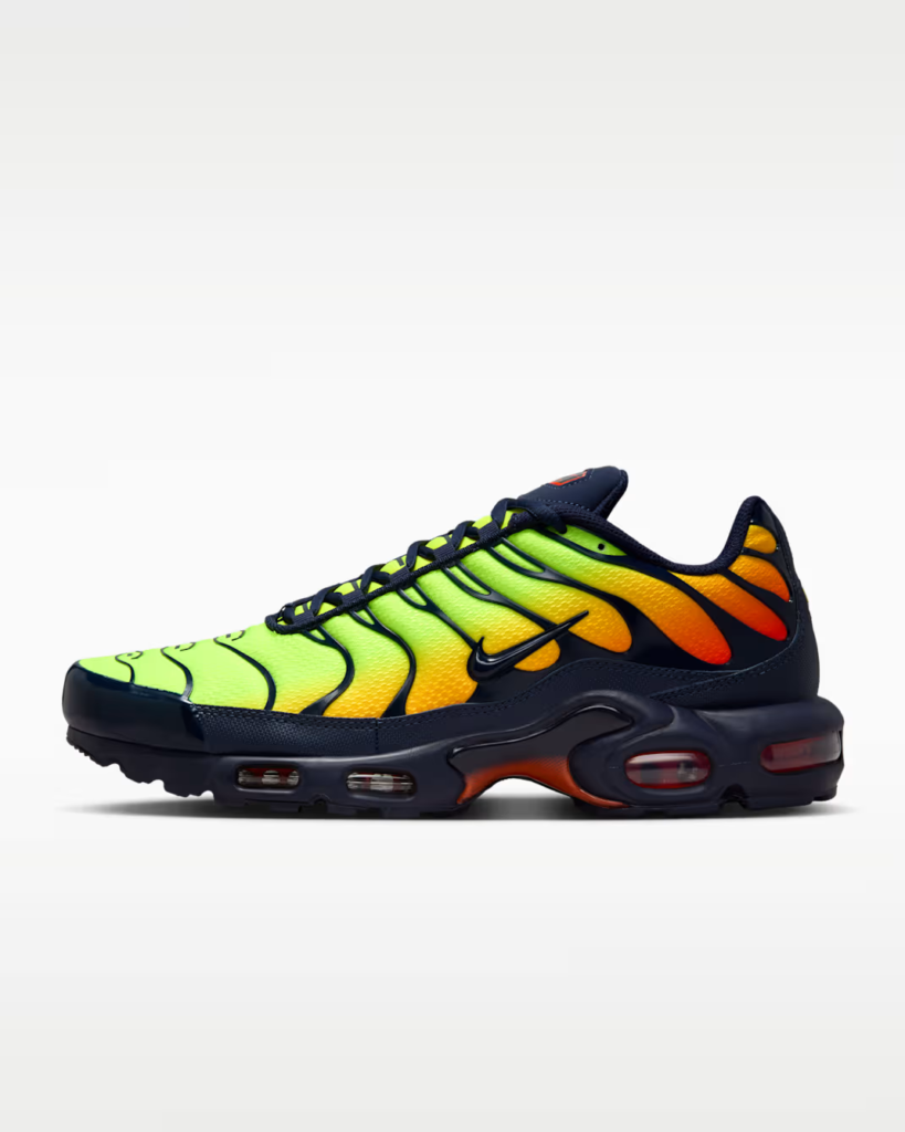 Nike Air Max Plus ‘Lemon Venom / Hyper Crimson’ 7.17 Free Shipping