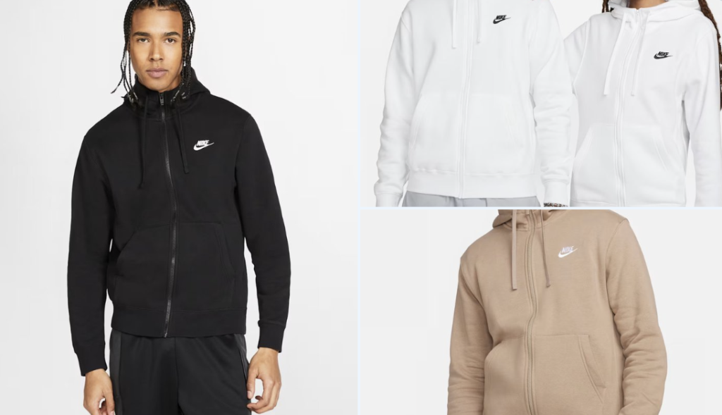 Nike Sportswear Club Fleece Full-Zip Hoodie .17