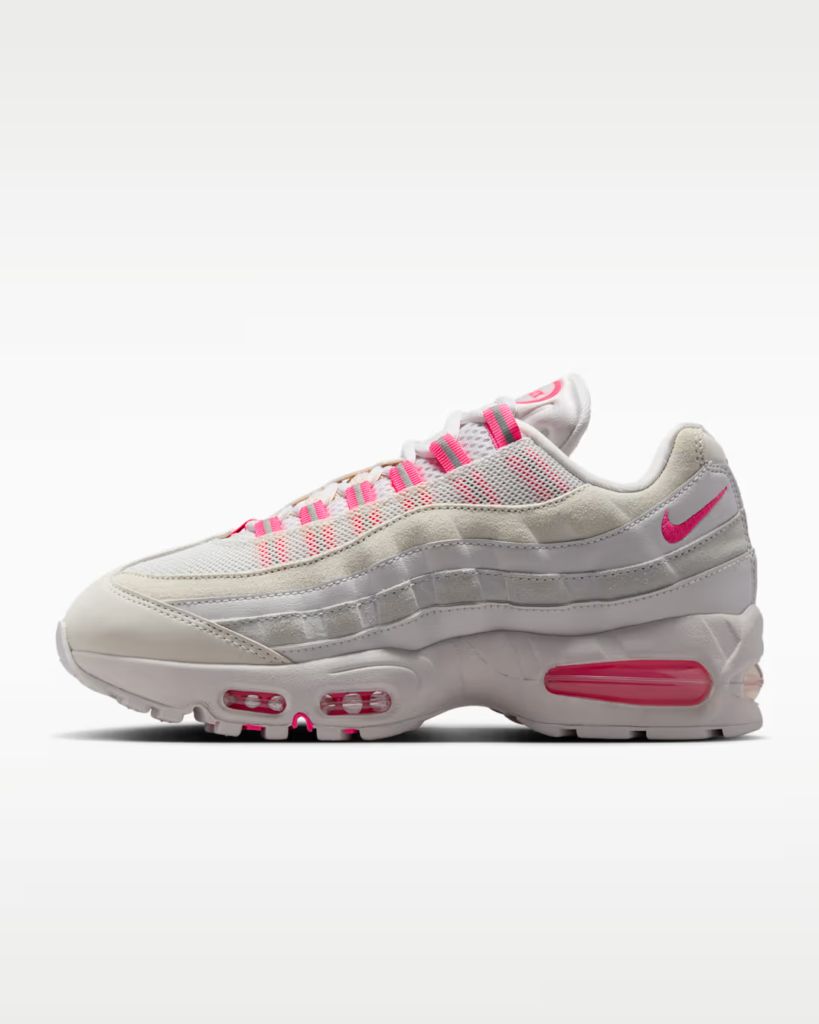 Nike Air Max 95 Big Bubble ‘Vast Grey / Hyper Pink’ 7.17 Free Shipping