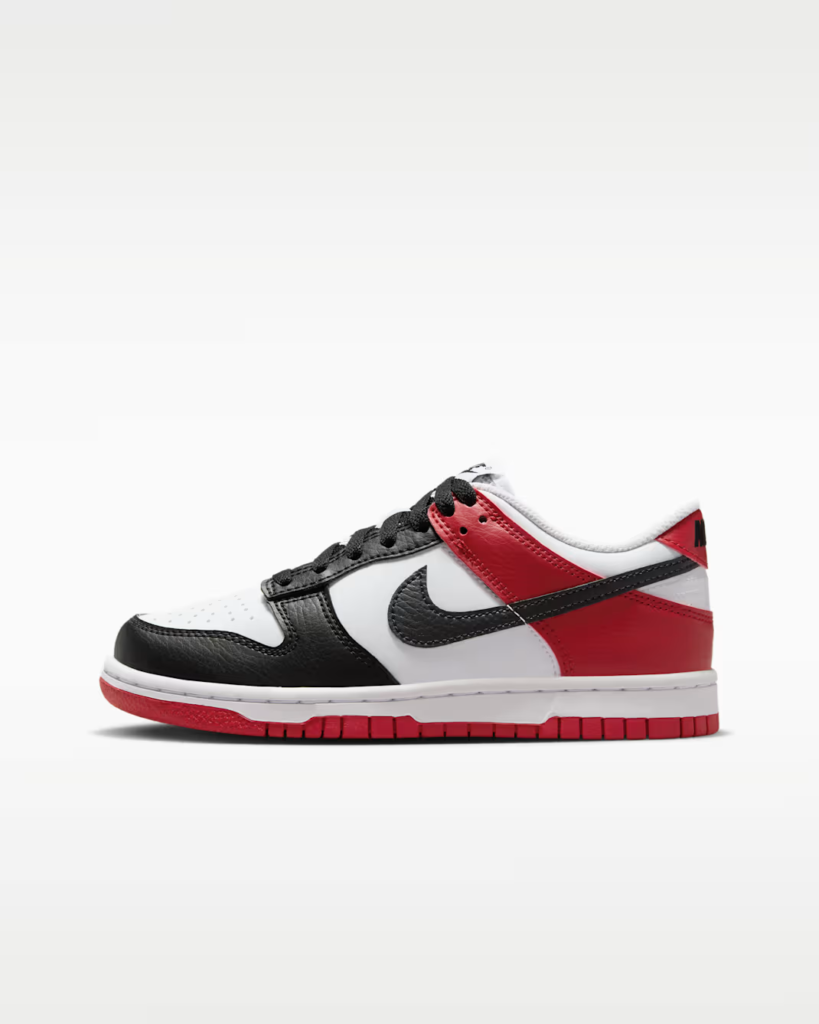 GS Nike Dunk Low ‘Black Toe’ .37 Free Shipping