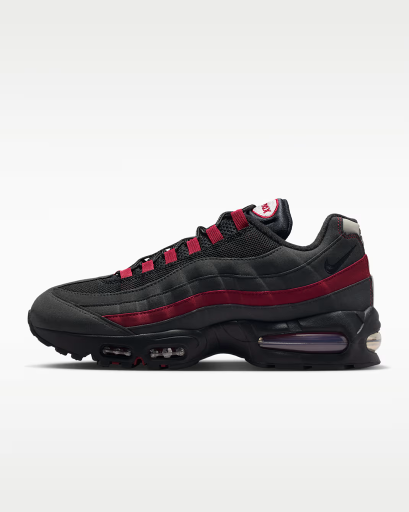 Nike Air Max 95 Big Bubble OG ‘Black / team Crimson’ 2.97 Free Shipping