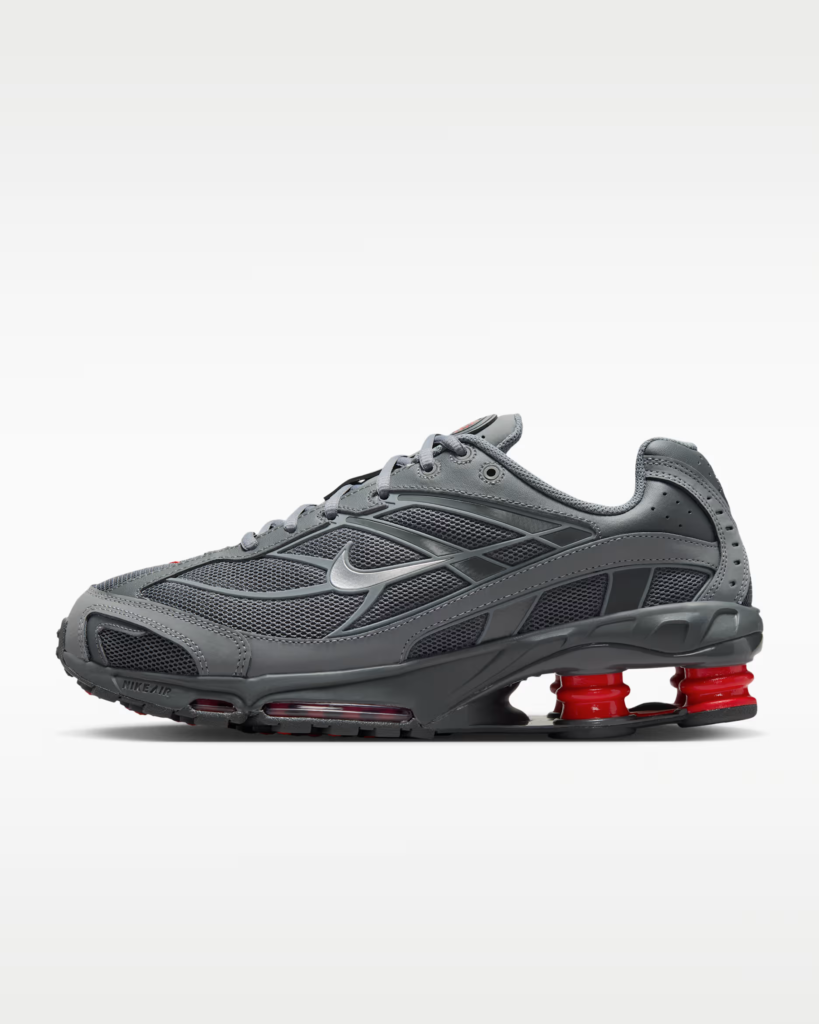 Nike Shox Ride 2 ‘Iron Grey / University Red’ .00 Free Shipping
