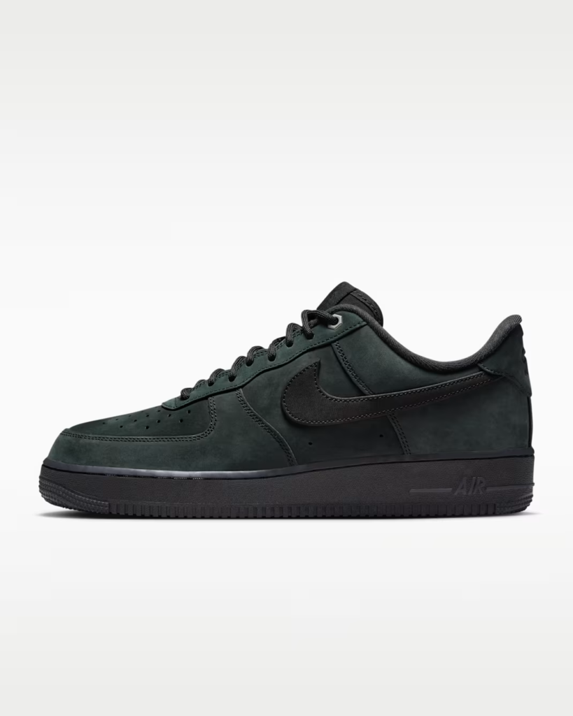 Nike Air Force 1 ’07 WB Nubuck ‘Black’ .97 Free Shipping