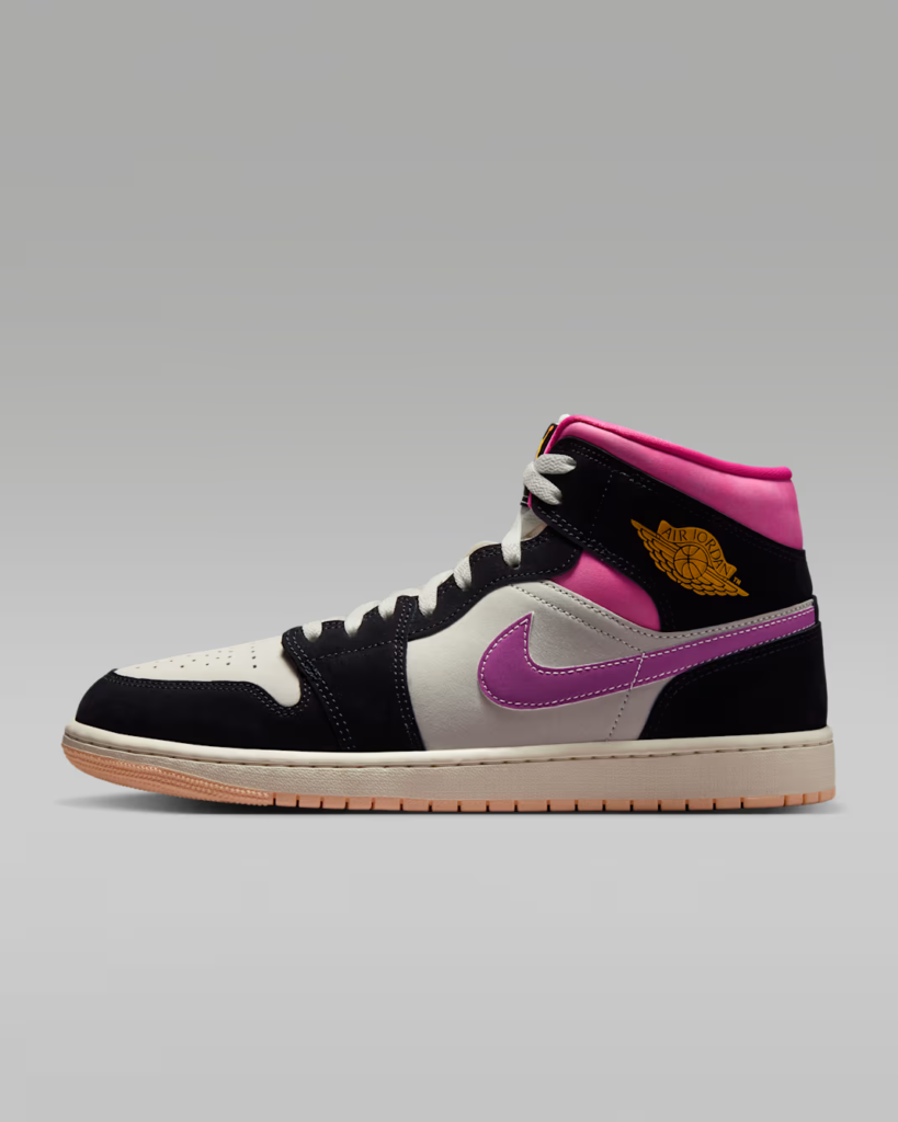Air Jordan 1 Mid SE ‘Black / Pinksicle’
