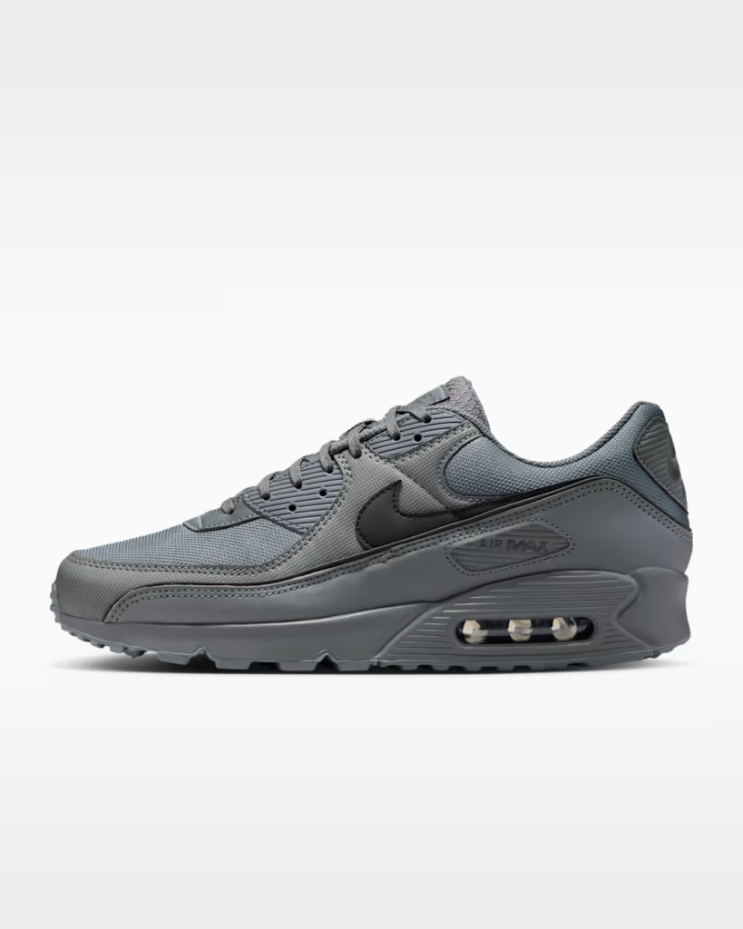 Nike Air Max 90 Premium ‘Smoke Grey’ .77 Free Shipping