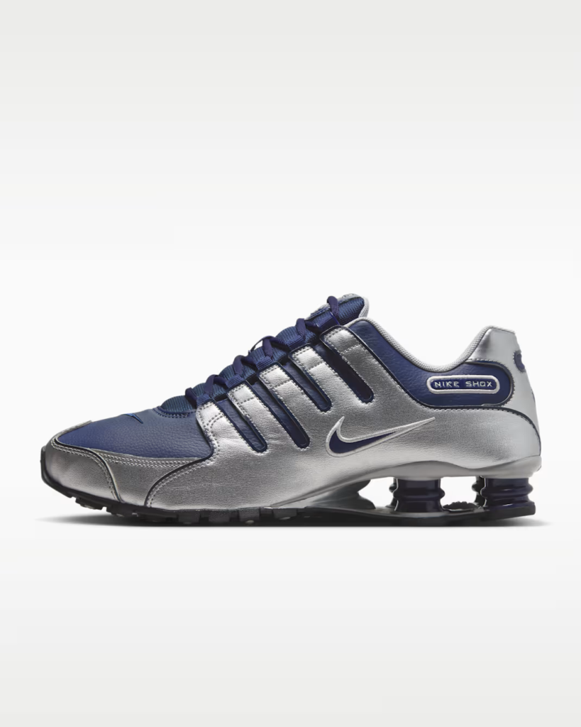 Nike Shox NZ ‘Midnight Navy / Metallic Silver’ .97 Free Shipping