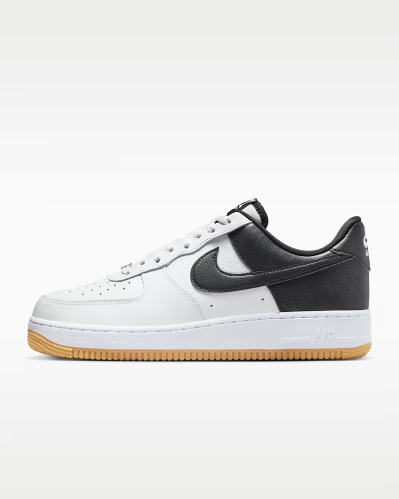 Nike Air Force 1 ’07 LV8 ‘White / Black / Silver’ .97 Free Shipping