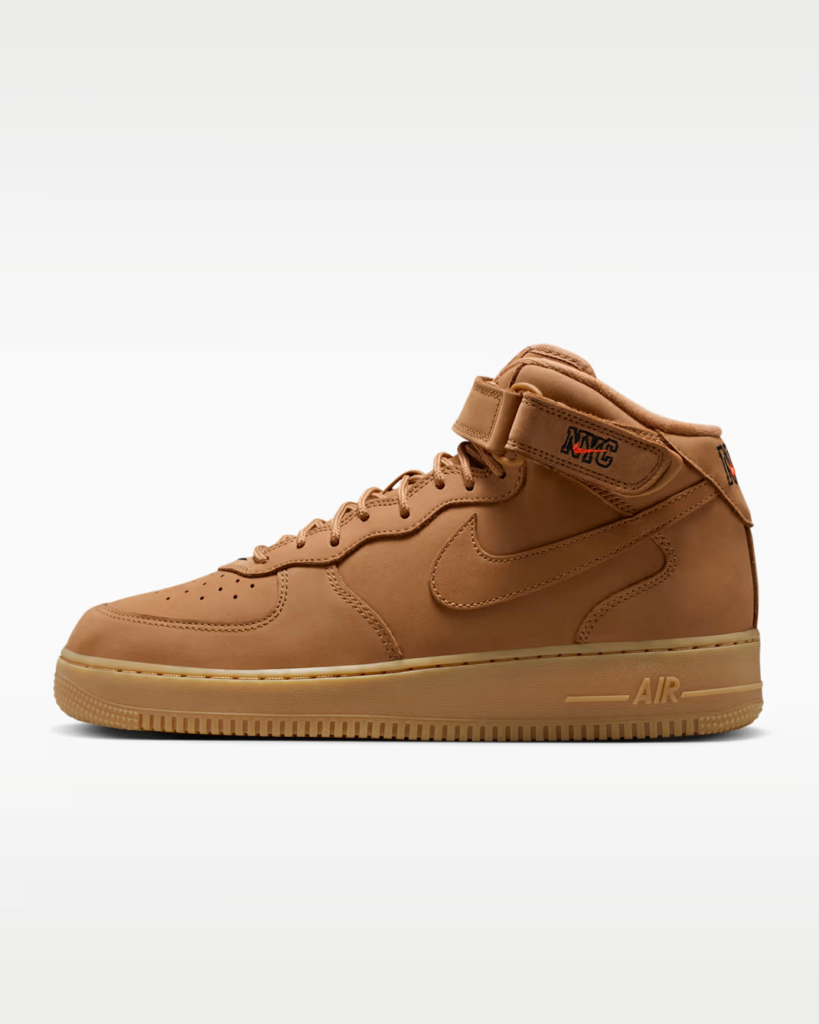 Nike Air Force 1 Mid ’07 Premium NYC ‘Flax’