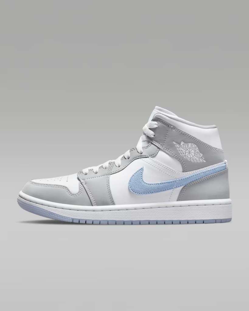 Women’s Jordan 1 Mid “Aluminum”