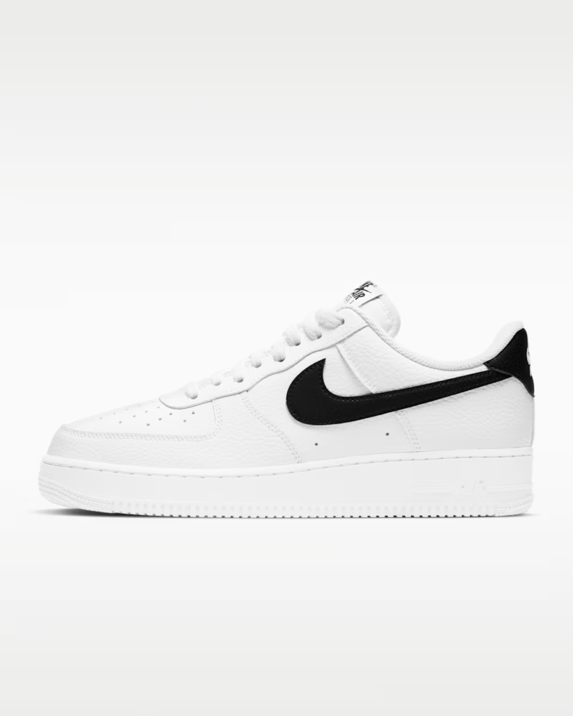 Nike Air Force 1 ’07 ‘White / Black’ .00 Free Shipping