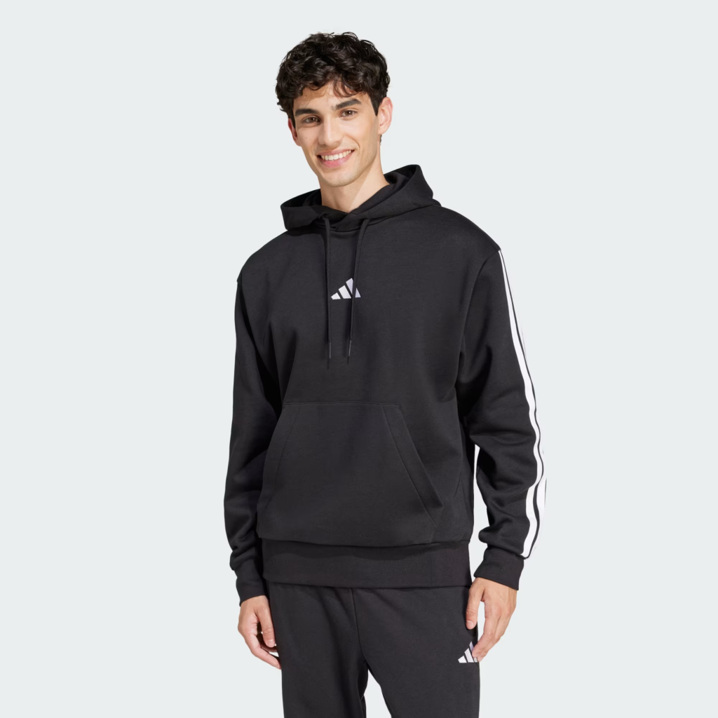 adidas Essential 3-Stripe Hoodies $21.00 Free Shipping