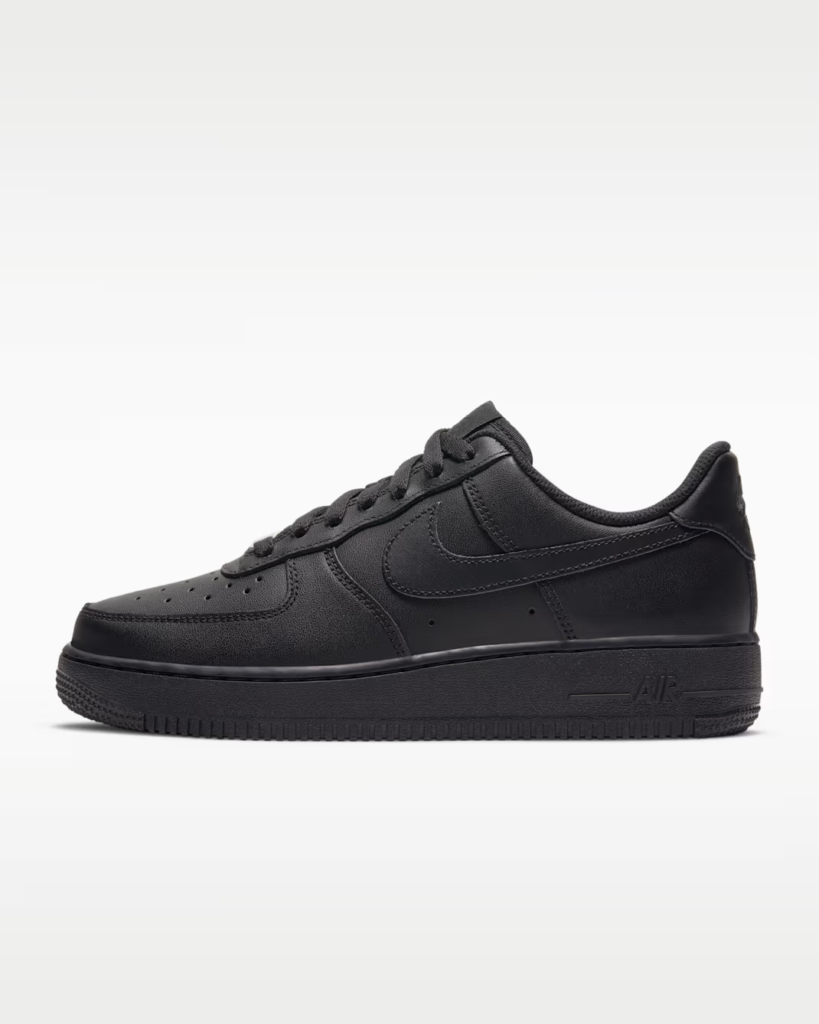 Women’s Nike Air Force 1 ’07 ‘Black’ .00 Free Shipping