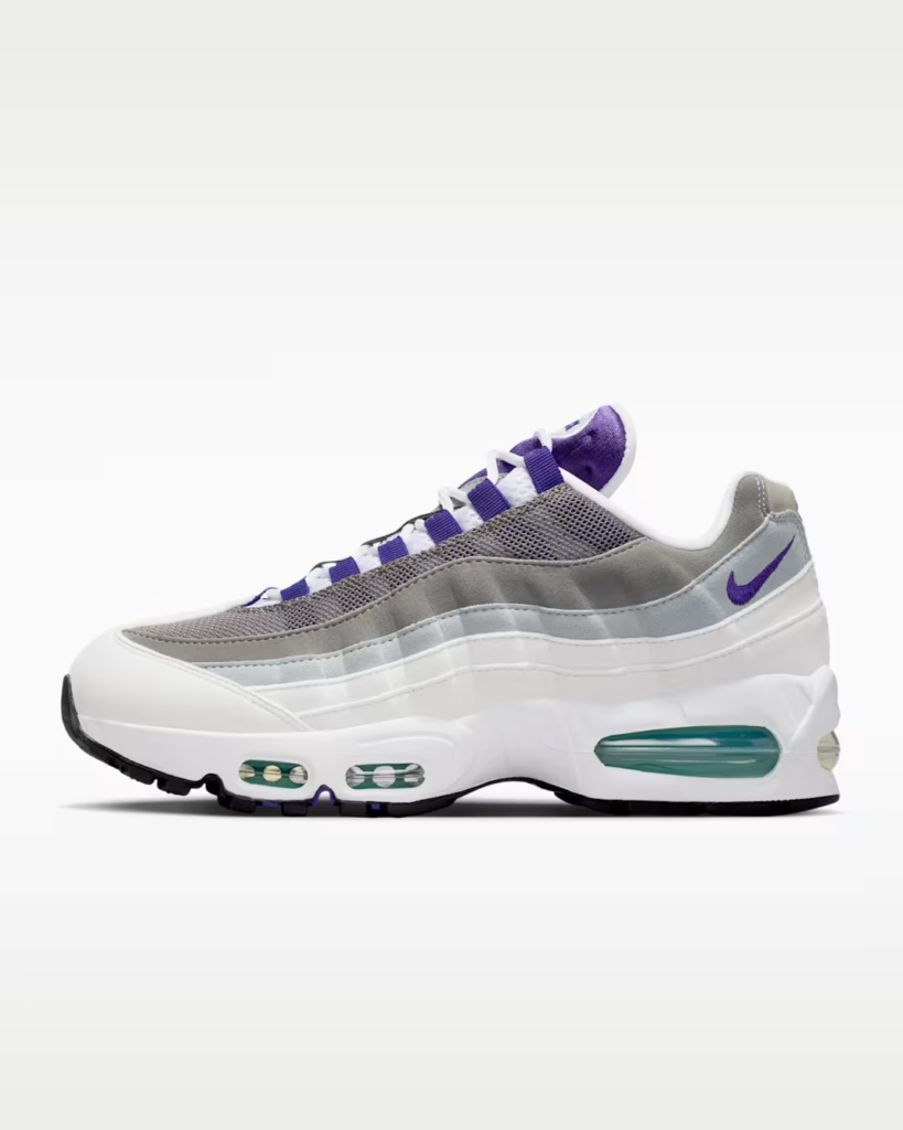 Nike Air Max 95 Big Bubble ‘Emerald Green / Court Purple’ 5.57 Free Shipping