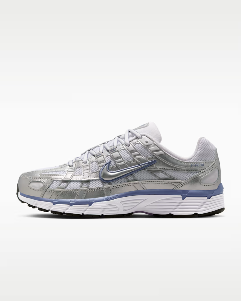 Nike P-6000 ‘Metallic Silver / World Indigo’ .17 Free Shipping