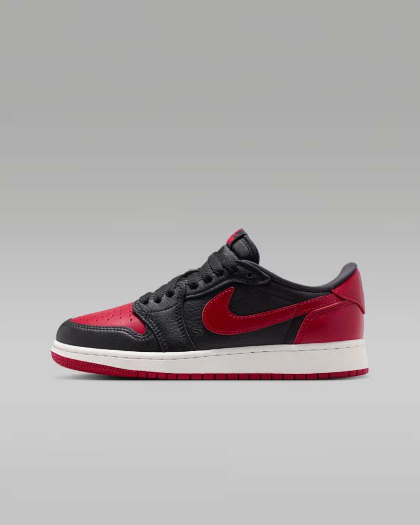 GS Air Jordan 1 Retro Low OG “Banned”
