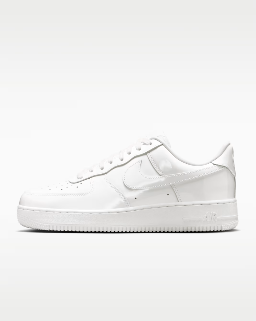Nike Air Force 1 ’07 Patent Leather ‘White’