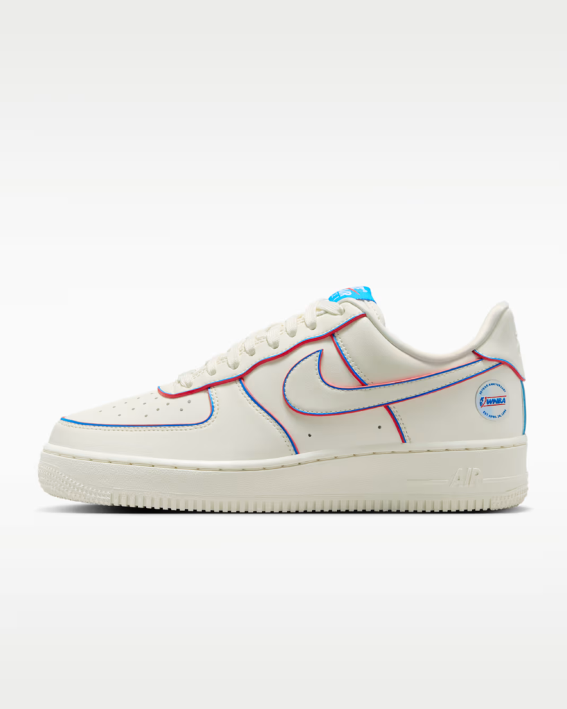 Nike Air Force 1 ’07 WNBA 30th ‘Sail / Action Red’ .77 Free Shipping