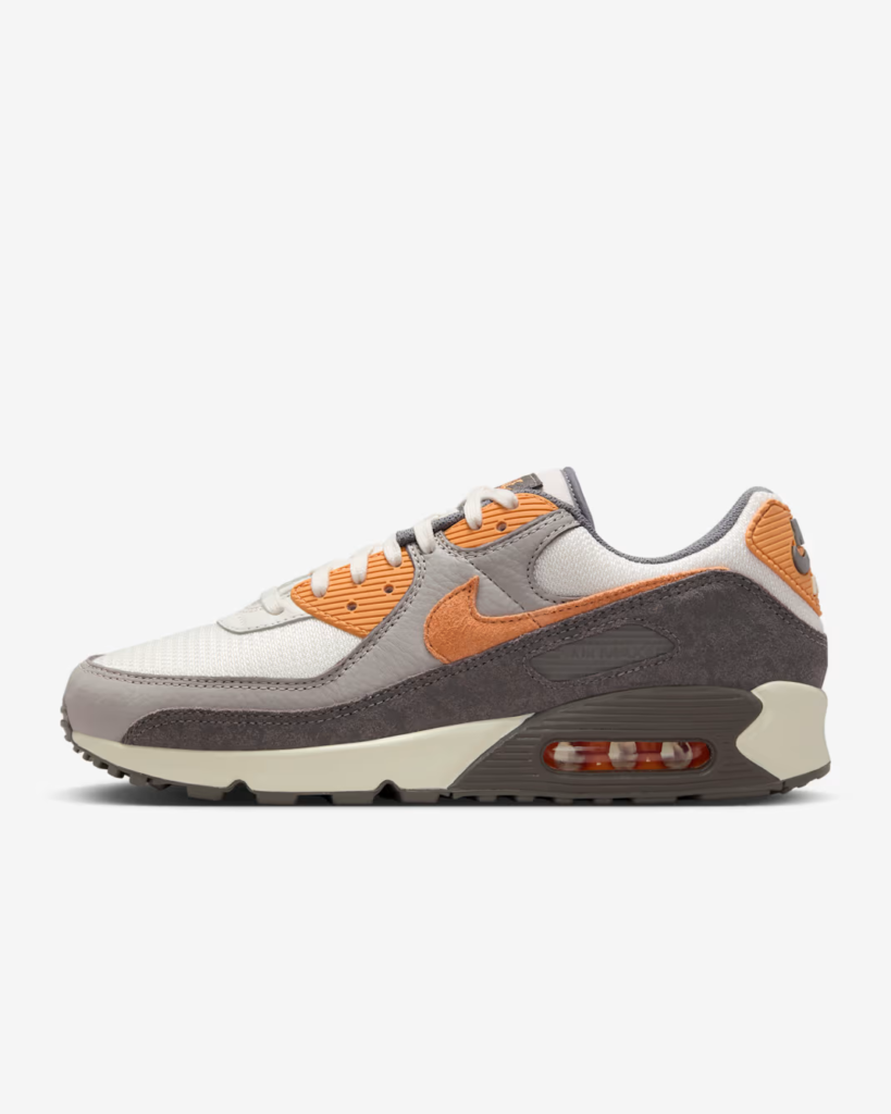 Nike Air Max 90 Premium ‘Flat Pewter / Copper Moon’ .57 Free Shipping