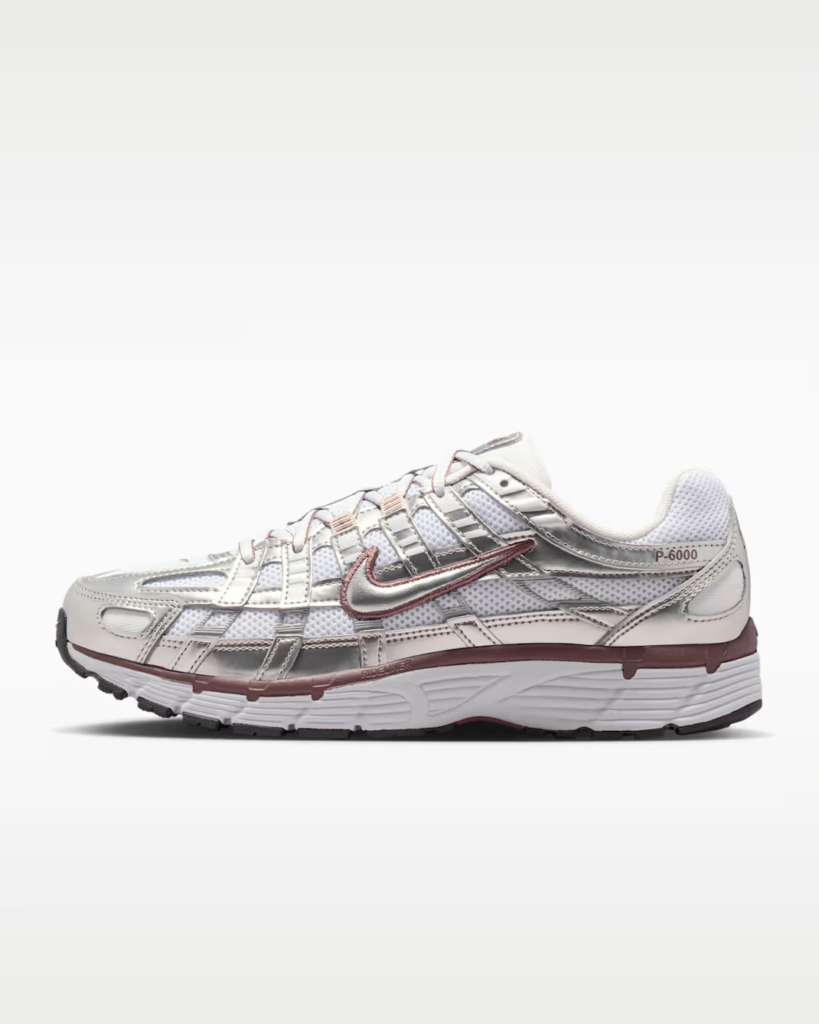 Women’s Nike P-6000 ‘Metallic Silver / Tatoo’ .17 Free Shipping