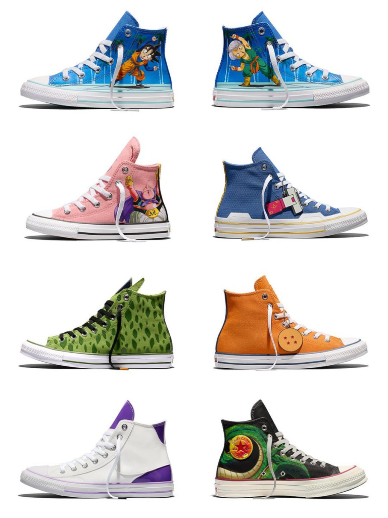 Dragon Ball Z x Converse Chuck Taylor collection