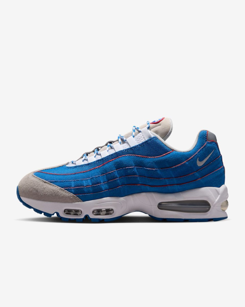 Nike Air Max 95 Big Bubble “Blue Sapphire and Action Red”