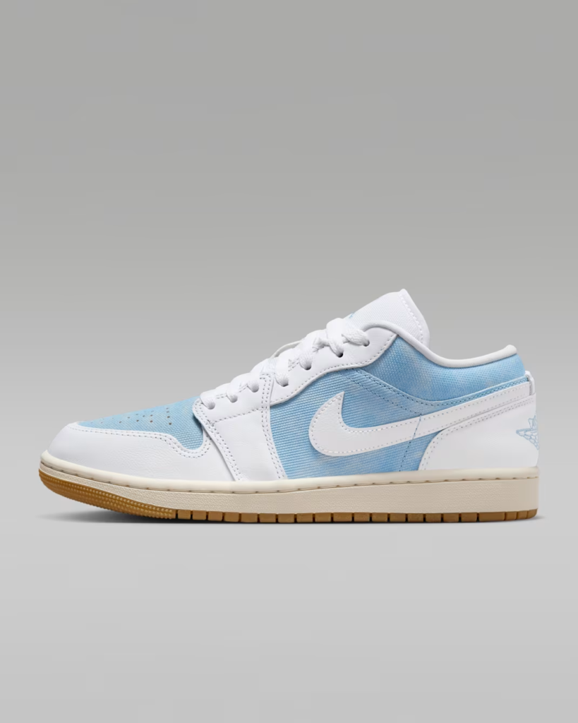 Women’s Air Jordan 1 Low SE ‘White / Denim’ .97 Free Shipping