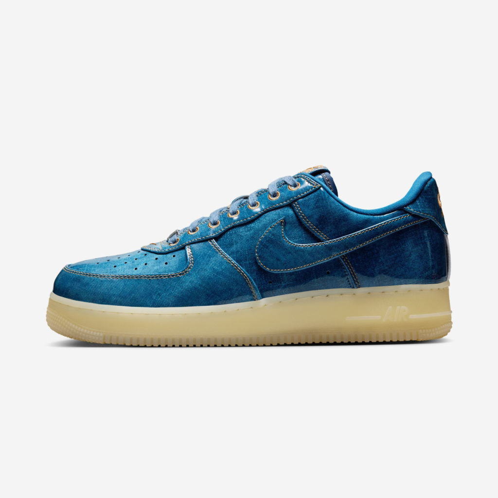 Nike Air Force 1 Patent Denim