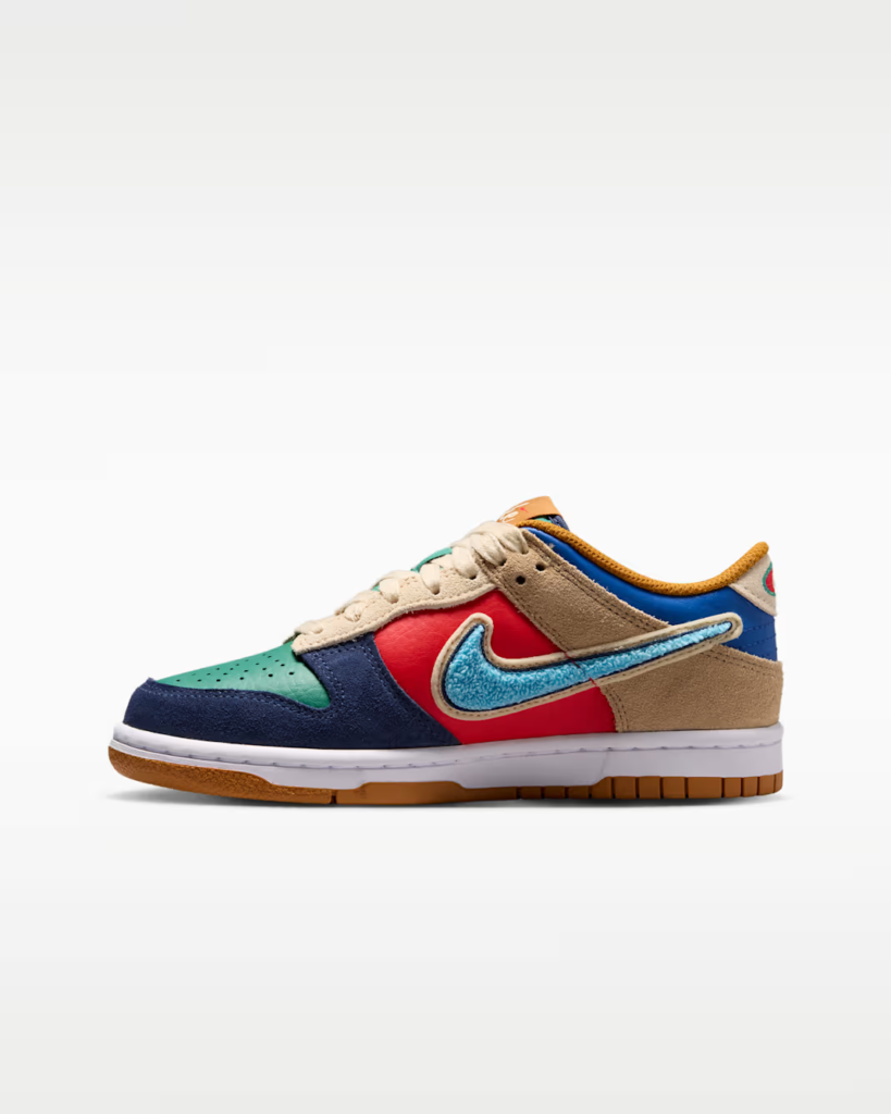 GS Nike Dunk Low ‘Linen / Green / Red’