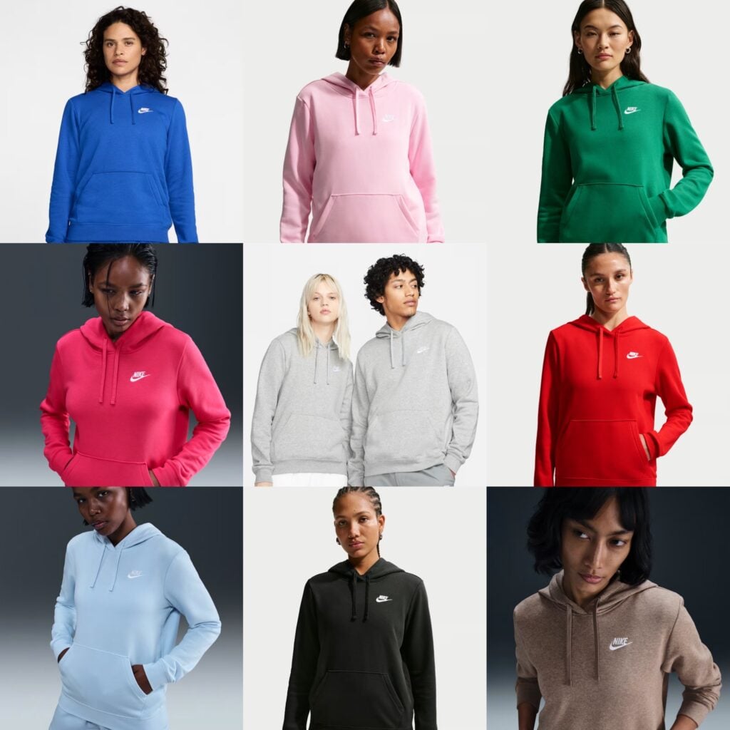 Women’s Nike Sportswear Club Fleece Pullover Hoodie .97